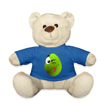 Ei lacht, lecker - Teddy - Königsblau - Vorne