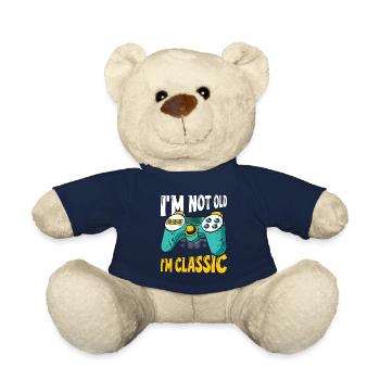 Video Games Spruch Classic Zocken - Teddy - French Navy - Vorne