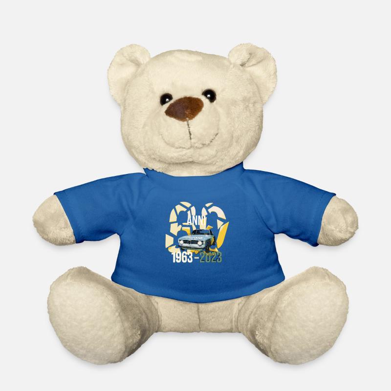AR Bertone 60 Anni Illustration in Azzuro - Teddy - Königsblau