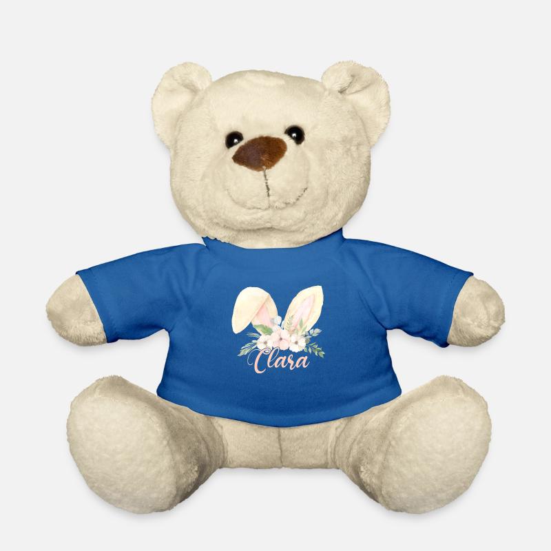 Hasenohren Clara - Teddy - Königsblau