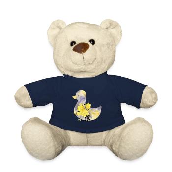 Floral ducky - Teddy - French Navy - Vorne