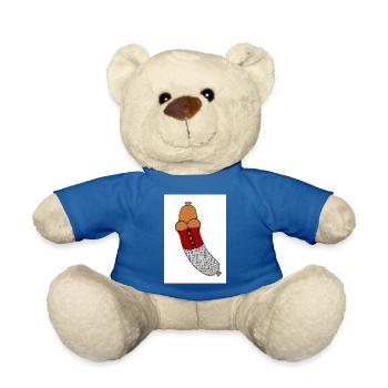 Betty, the big-hearted burlesque sassy sausage - Teddy - Königsblau - Vorne