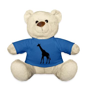 giraffe - Teddy Bear - royal blue - Front