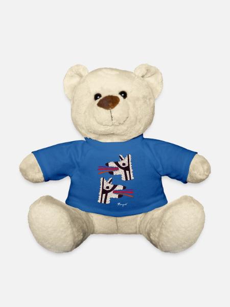 Dreizüngige Hunde - Teddy - Königsblau