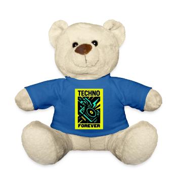 Techno Forever - Teddy - Königsblau - Vorne
