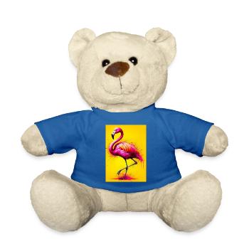 Flamant - Nounours - bleu roi - Devant