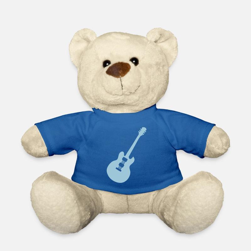 electric guitar - Teddy Bear - royal blue