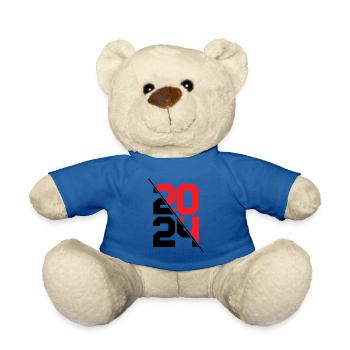 Année 2024 - Nounours - bleu roi - Devant