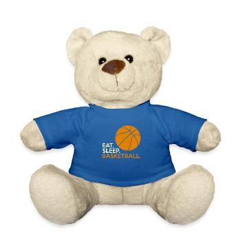 BASKETBALL Men Women Kids Shirt & Gift - Teddy Bear - royal blue - Front