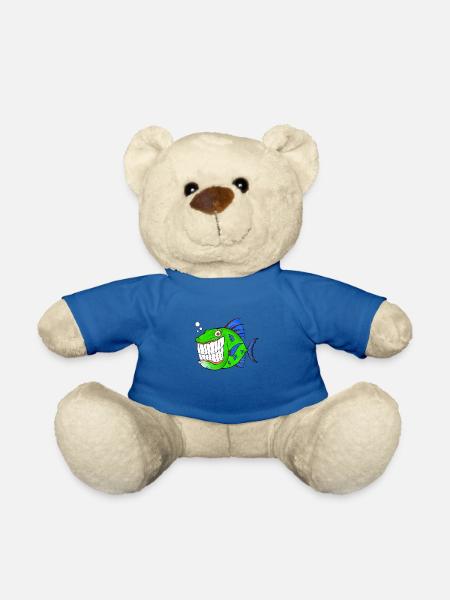 funny fish - Nounours - bleu roi