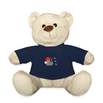 Cat HoHoHo - Teddy Bear - french navy - Front