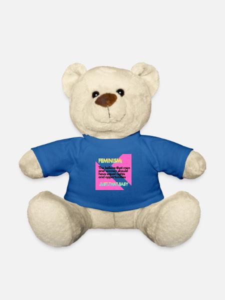 Feminismus - Teddy - Königsblau