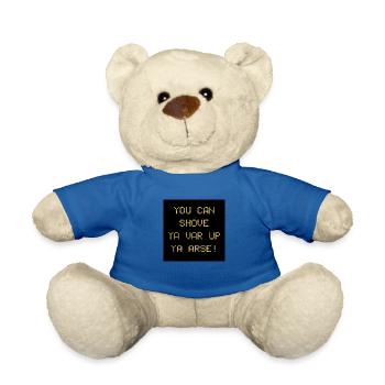 football - Teddy Bear - royal blue - Front