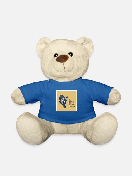 Plattdeutsch Ich liebe dich - ik heff di bannig - Teddy - Königsblau