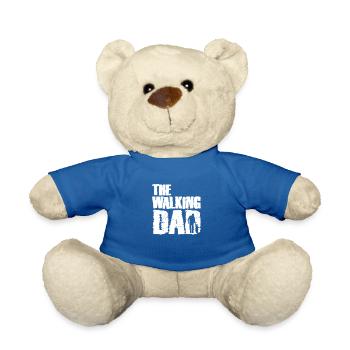 Le papa qui marche - Nounours - bleu roi - Devant