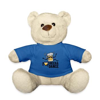 Love Beer and Dance - Teddy - Königsblau - Vorne