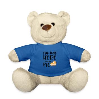 I´m just here for the Pie - Teddy - Königsblau - Vorne