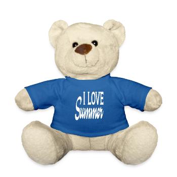 I Love Summer - Teddy - Königsblau - Vorne