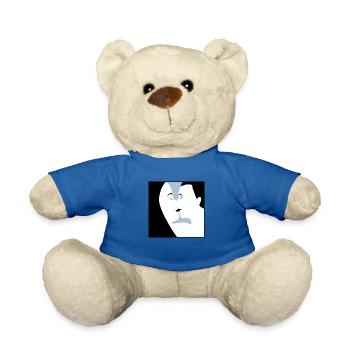 Küssen - Teddy - Königsblau - Vorne