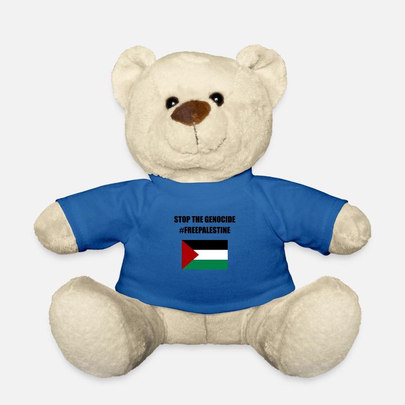 Palestine libre - Nounours - bleu roi