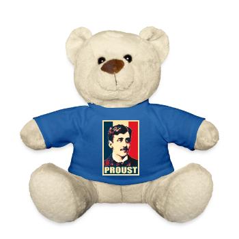 Marcel Proust - Nounours - bleu roi - Devant