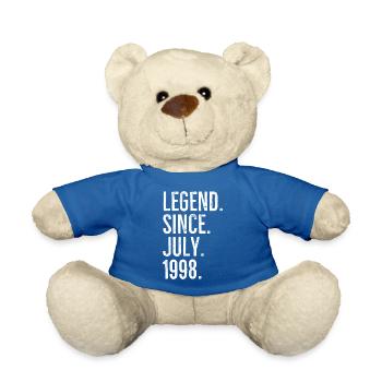 Legend Since July 1998 - Teddy Bear - royal blue - Front