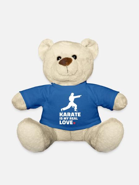 Ich Liebe Karate - Teddy - Königsblau