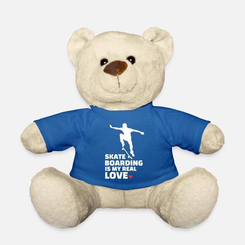 Ich Liebe Skateboarden - Teddy - Königsblau