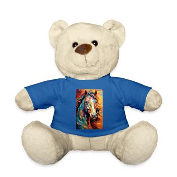 Pferd - Teddy - Königsblau - Vorne
