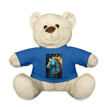 Pferd - Teddy - Königsblau - Vorne