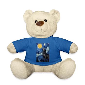 Wolf - Teddy - Königsblau - Vorne