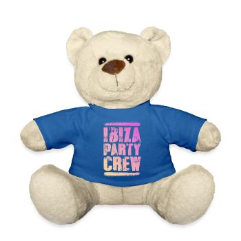 Ibiza Party Crew Bunt - Teddy - Königsblau - Vorne