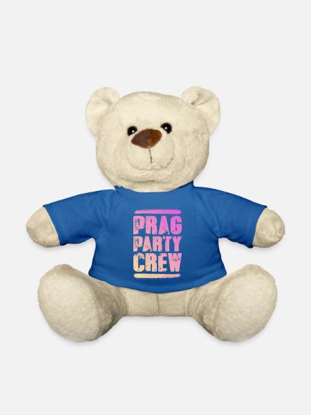 Prag Party Crew Bunt - Teddy - Königsblau