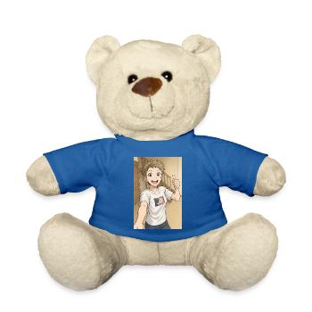 Hero Manga Smile - Teddy Bear - royal blue - Front