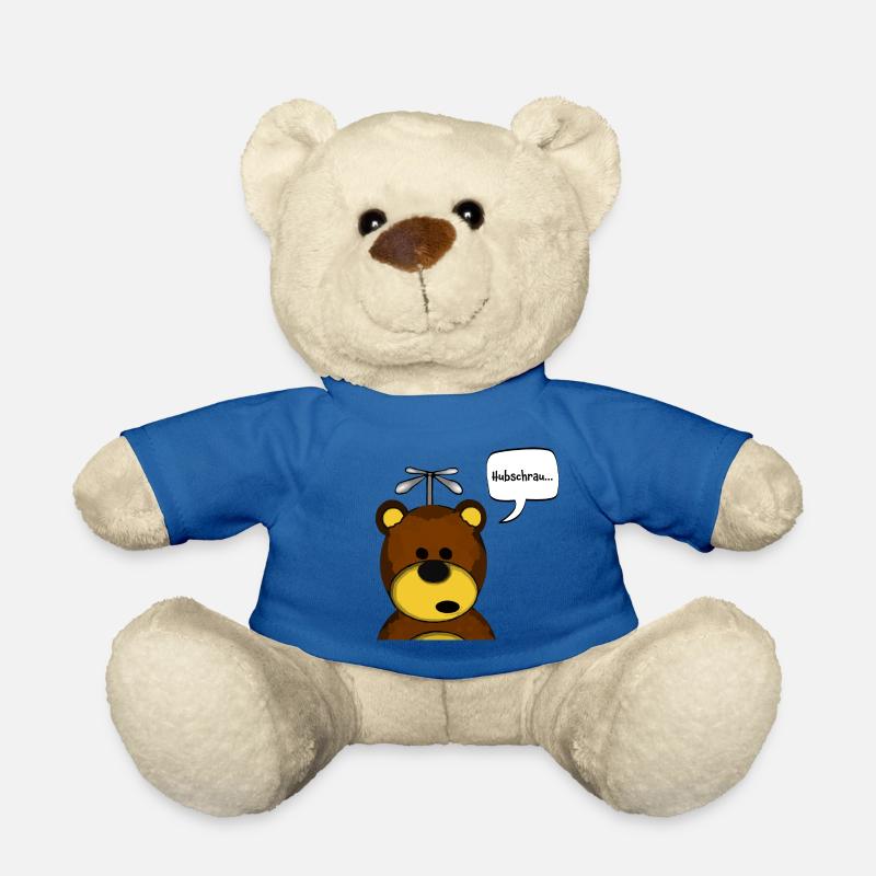 Hubschrauber Bär Hubschraubär - Teddy - Königsblau