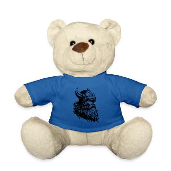 Viking Head Warrior Viking - Nounours - bleu roi - Devant