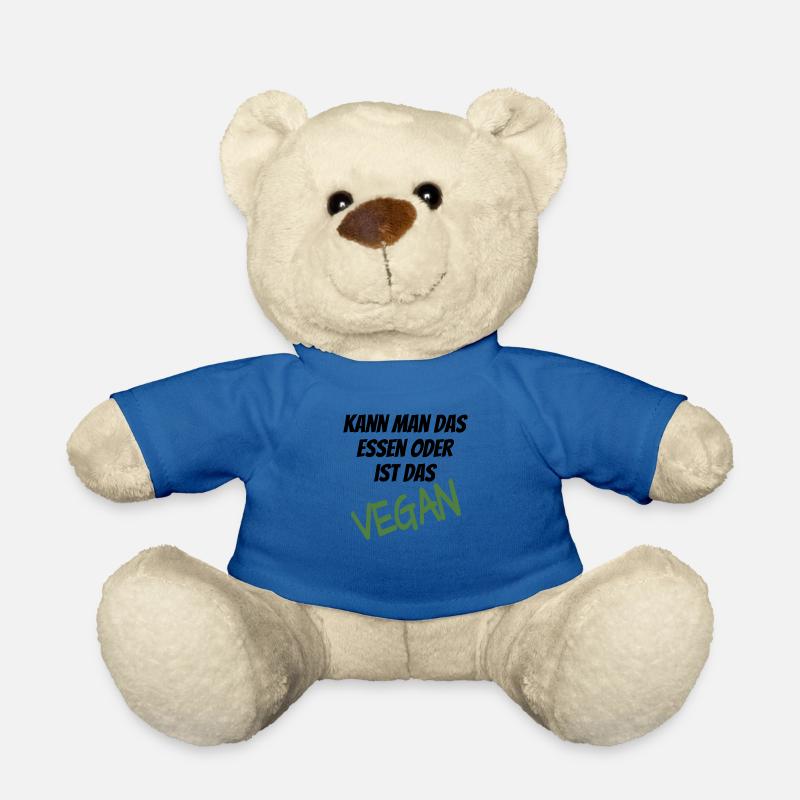 Kann man das essen oder ist das Vegan - Teddy - Königsblau