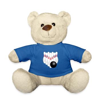 quilles 2 - Nounours - bleu roi - Devant
