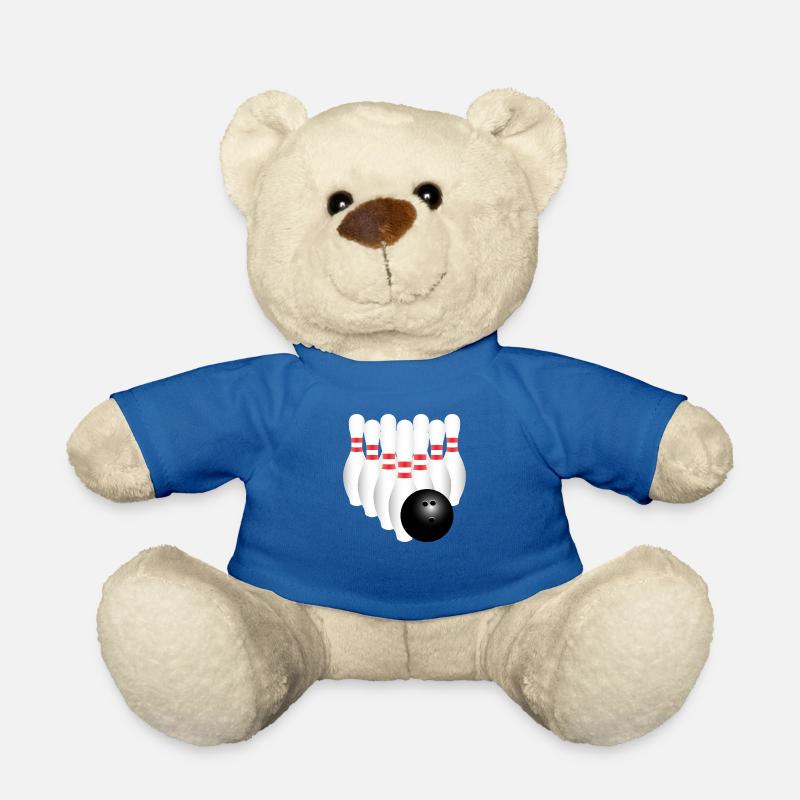 quilles 2 - Nounours - bleu roi