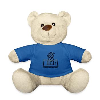 Schulkind - Ich hasse Hausaufgaben - Junge - Teddy - Königsblau - Vorne