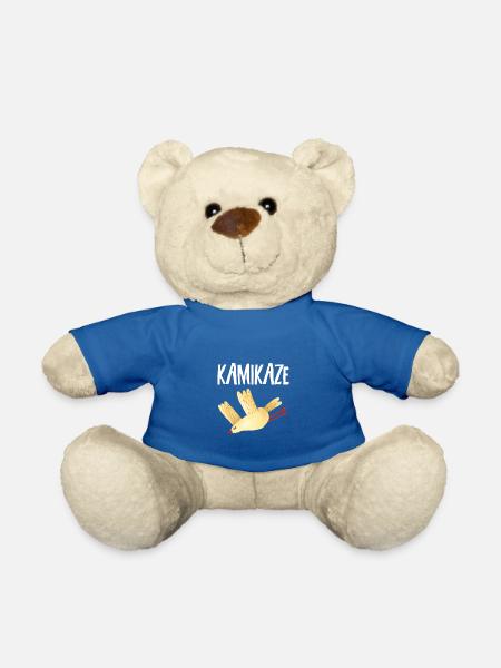 Kamikaze | Vogel im Sturzflug - Teddy - Königsblau