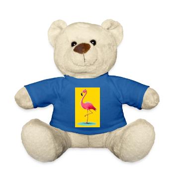 Flamingo - Teddy - Königsblau - Vorne