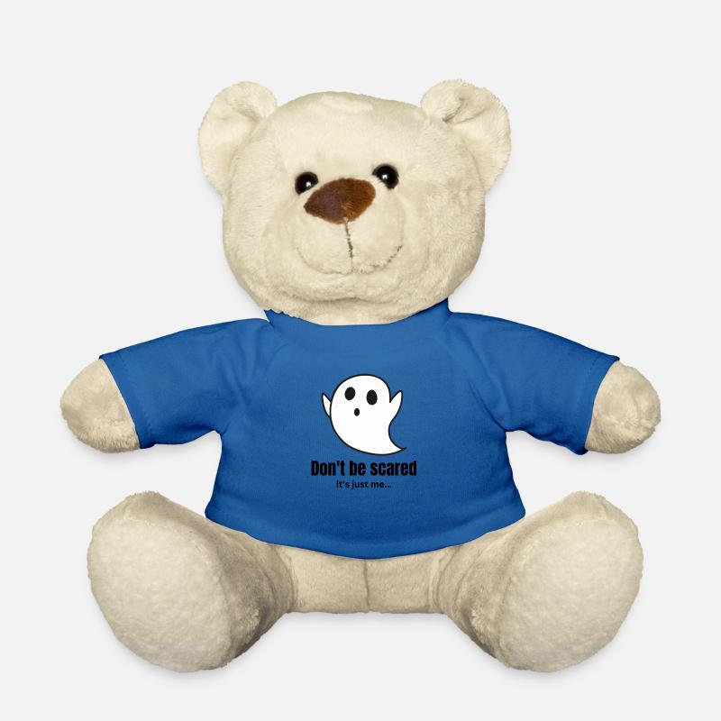 Dont be scared - Teddy Bear - royal blue
