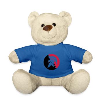 Sparta Warrior - Teddy Bear - royal blue - Front