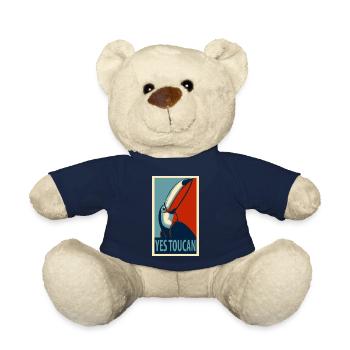 Yes toucan - Teddy Bear - french navy - Front