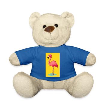 Flamingo - Teddy - Königsblau - Vorne