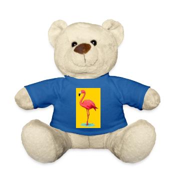 Flamant - Nounours - bleu roi - Devant