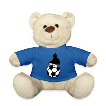 chaussure football ballon - Nounours - bleu roi - Devant