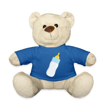 Baby Flasche - Teddy - Königsblau - Vorne