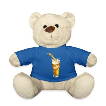 Golden Beer Foam Burst - Teddy - Königsblau - Vorne